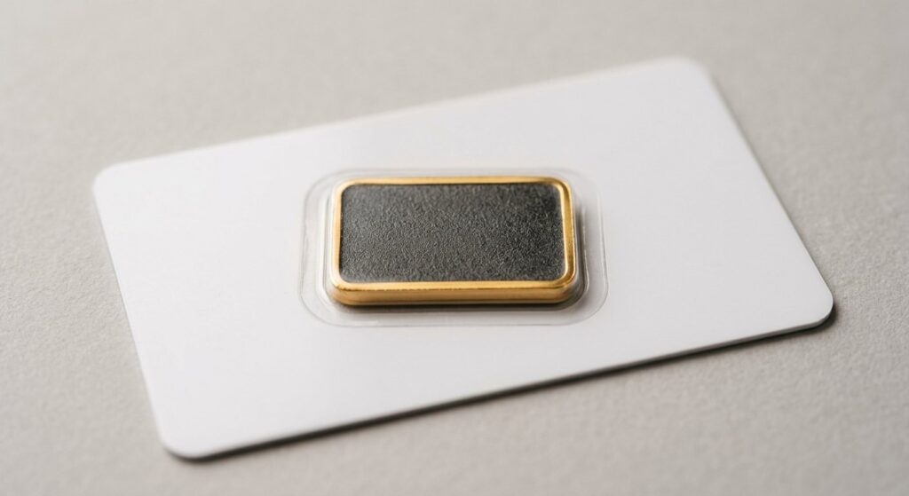 Illustrative render of argor-heraeus 5 gram gold bar .9999, not a photo of the exact product