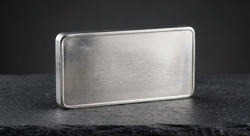 Illustrative render of recognized mint 10 oz .999 silver bar, not a photo of the exact product