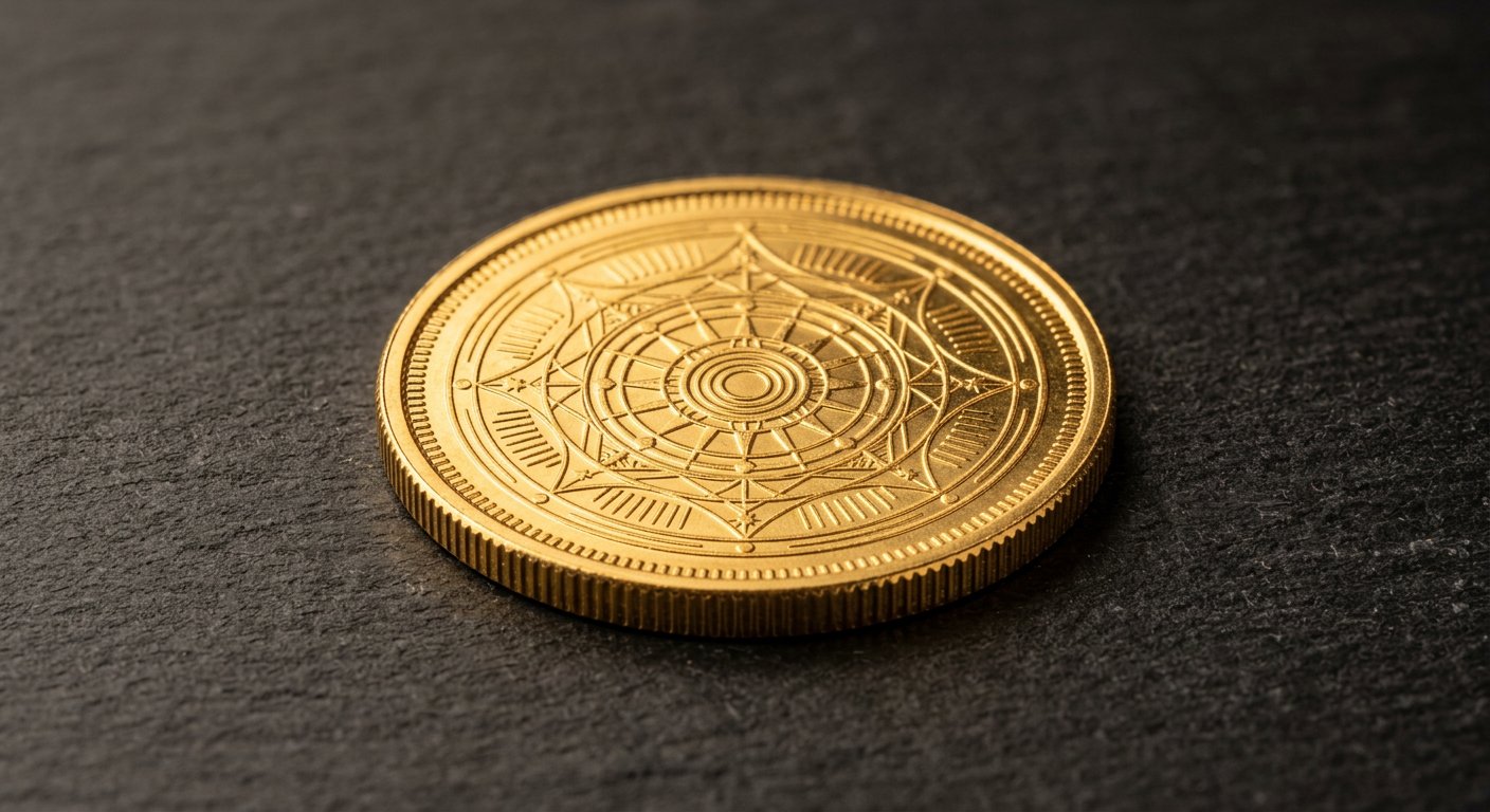Illustrative render of 1 oz chinese gold panda .999, not a photo of the exact product